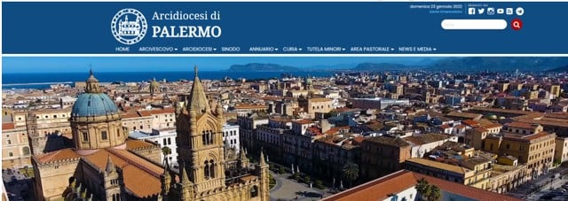 Nuovo sito Web per l’arcidiocesi di Palermo