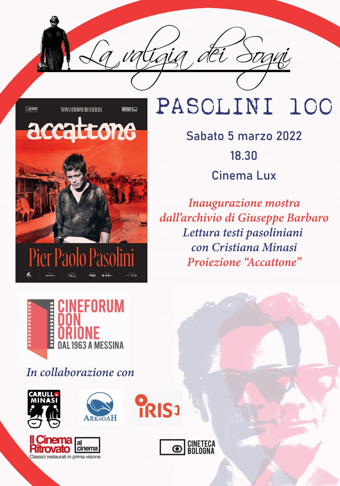 Messina. Omaggio a Pasolini al cinema Lux