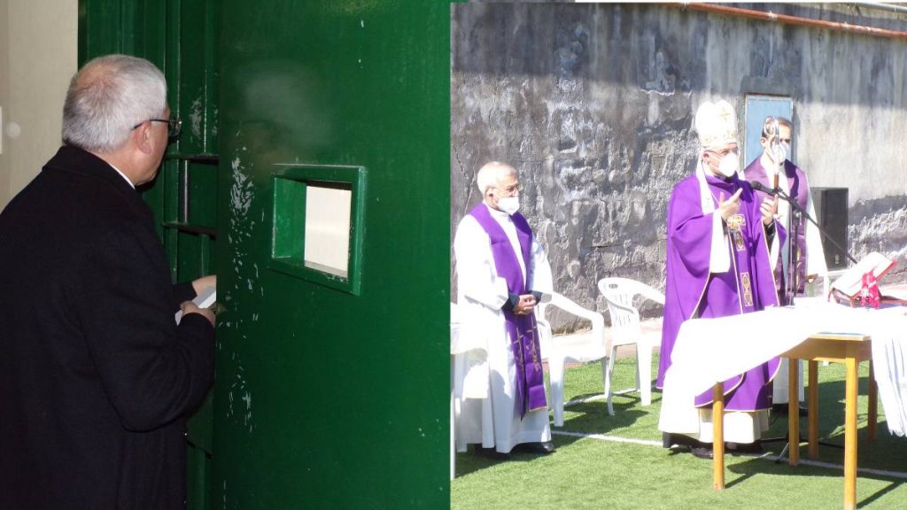 L’Arcivescovo di Catania visita e celebra la Messa con i detenuti di “Piazza Lanza”