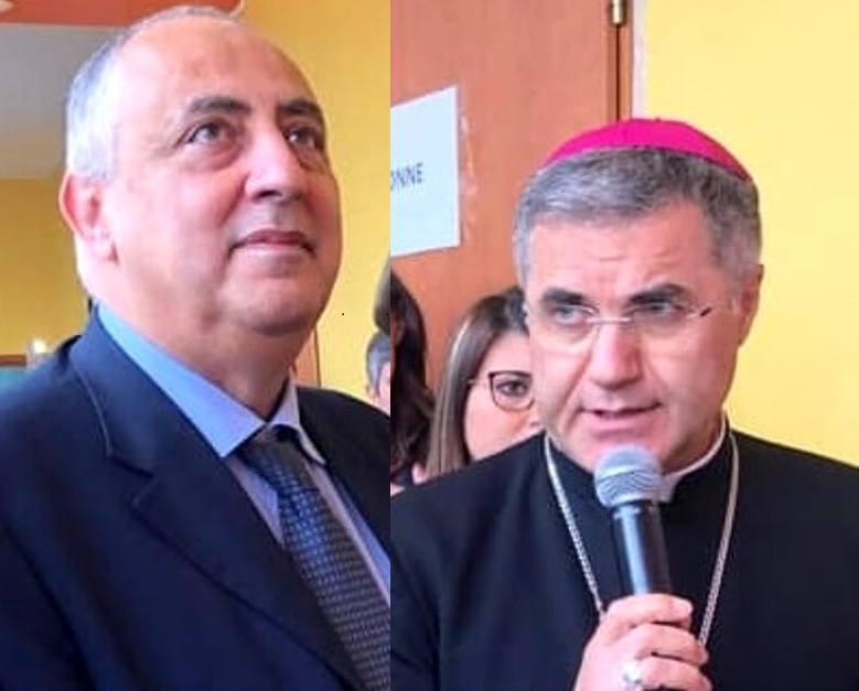 Arcivescovo Mons. Lorefice riceve sindaco di Palermo Lagalla