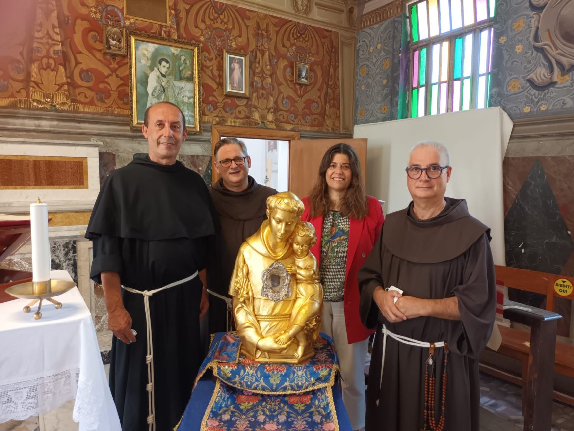 Reliquie Sant’Antonio da Padova alla Casa circondariale di Barcellona P.G.