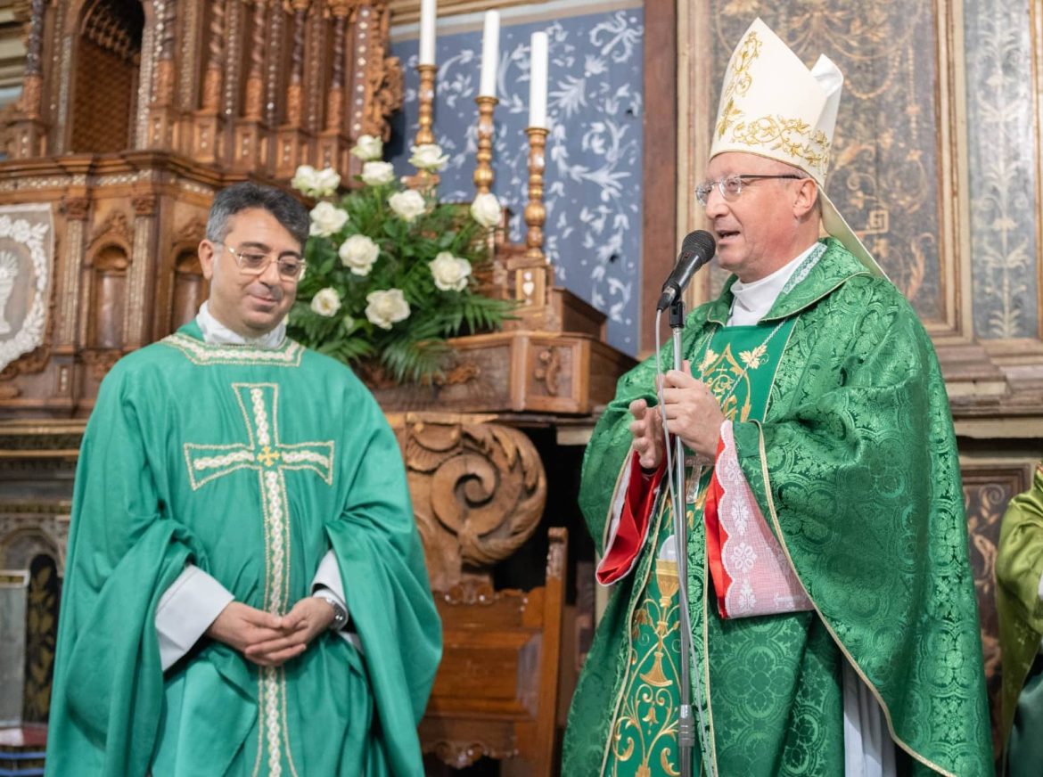 San Fratello accoglie il suo nuovo Parroco Don Ciro Versaci: ” Da San Benedetto la paternità spirituale”