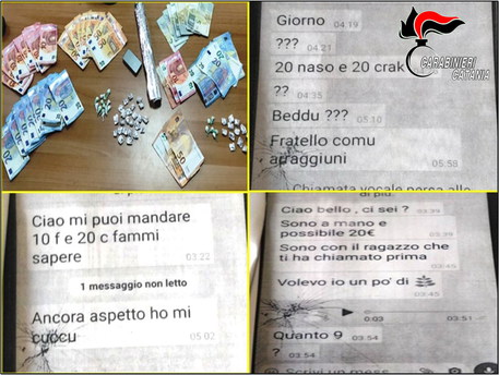 Catania: arrestato pusher, vendeva cocaina e crack su WhatsApp