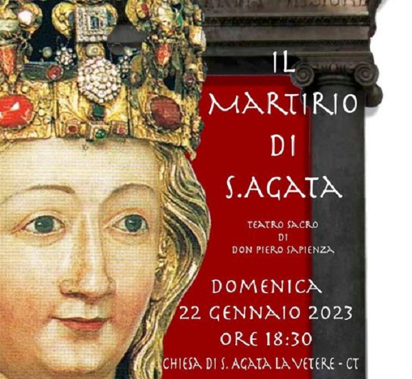 Catania, ritorna “Il Martirio di S. Agata” ispirato alla Passio Agathae